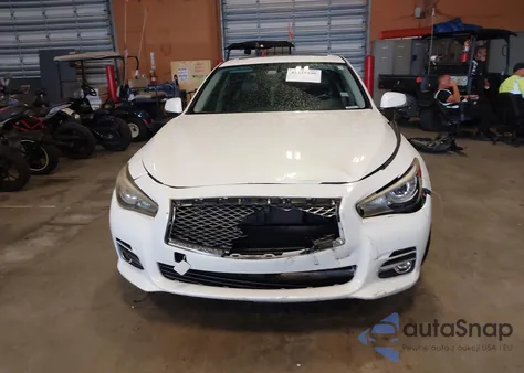 2014 Infiniti Q50 Premium z USA, uszkodzony, nr VIN JN1BV7AP0EM679026